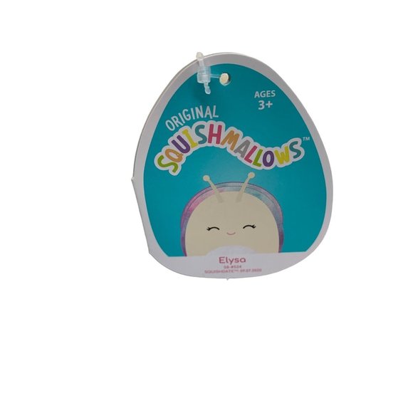 Squishmallows Elysa Slug Snail 8: Purple Multicolor Plush Stuffed Animal NWT - Picture 7 of 7